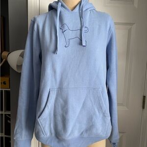 The Black Dog Light Blue Hoodie